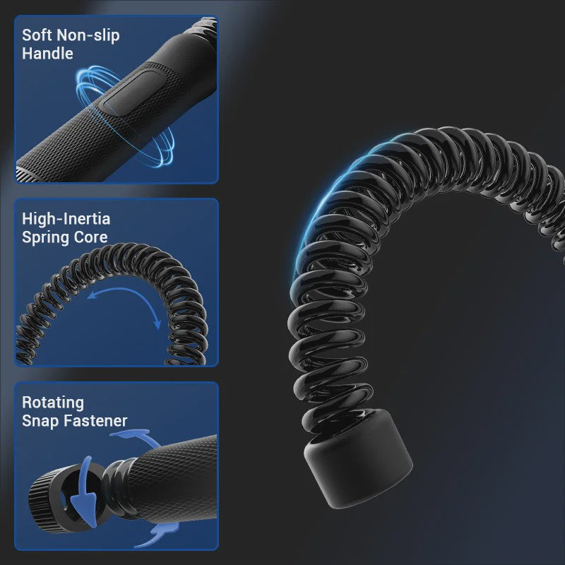 UMAY Draadloze Fitness Battle Rope - Krachttraining voor Core, Bovenlichaam & Full Body