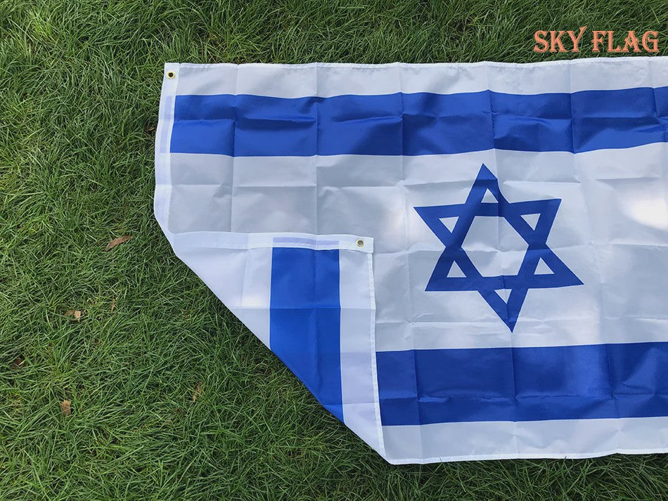 Nationale Vlag van Israël - Polyester - 60x90cm & 90x150cm