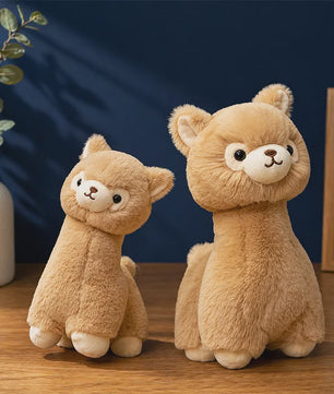 Kawaii Alpaca Pluche Knuffel - Zachte Llama Pluche Dier Speelgoed Pop als Kussen, Cadeau en Kamerdecoratie