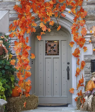 Kunst Slinger Esdoornbladeren - Herfstdecoratie voor Feestdagen en Bruiloften
