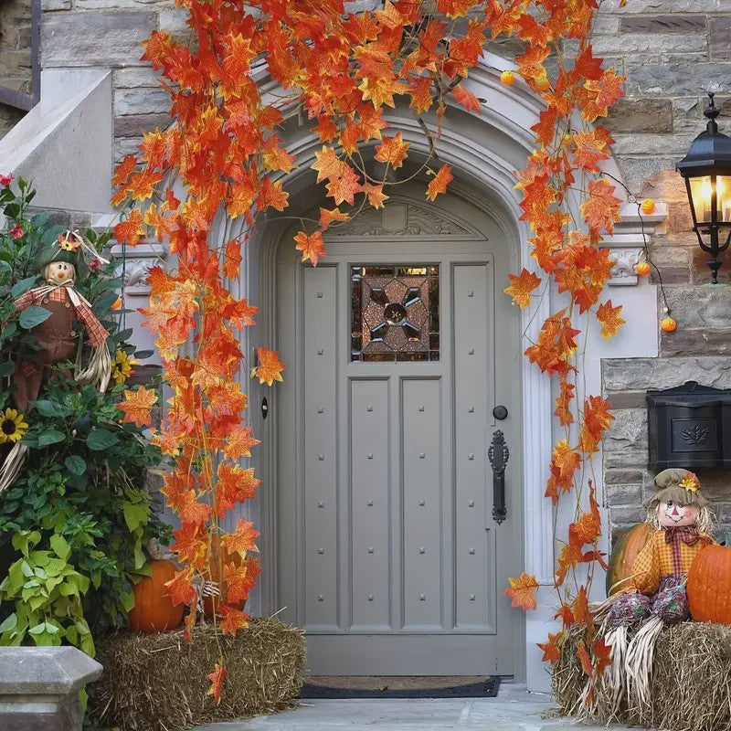 Kunst Slinger Esdoornbladeren - Herfstdecoratie voor Feestdagen en Bruiloften