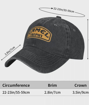 Camel Trophy Vintage Baseball Cap - Unisex Snapback Pet met Klassiek Logo