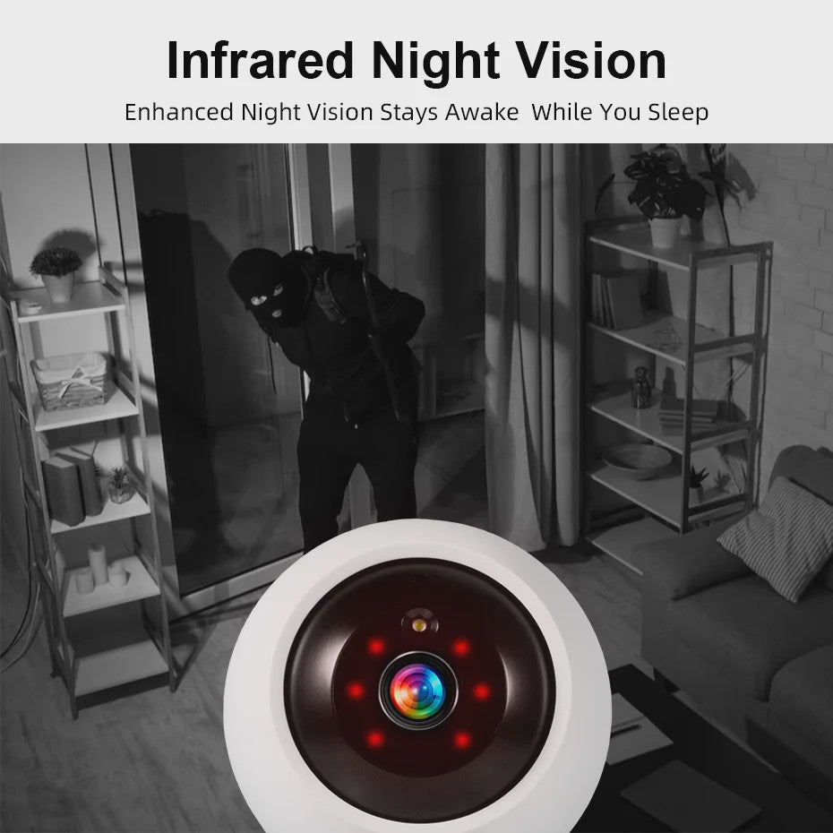 Draadloze 4K 8MP IP Camera met Auto Tracking & Tuya Smart App - Beveiliging & Babyfoon