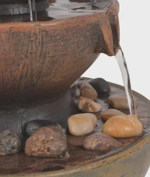 Decoratieve Binnenfontein met Pomp - Polyresin