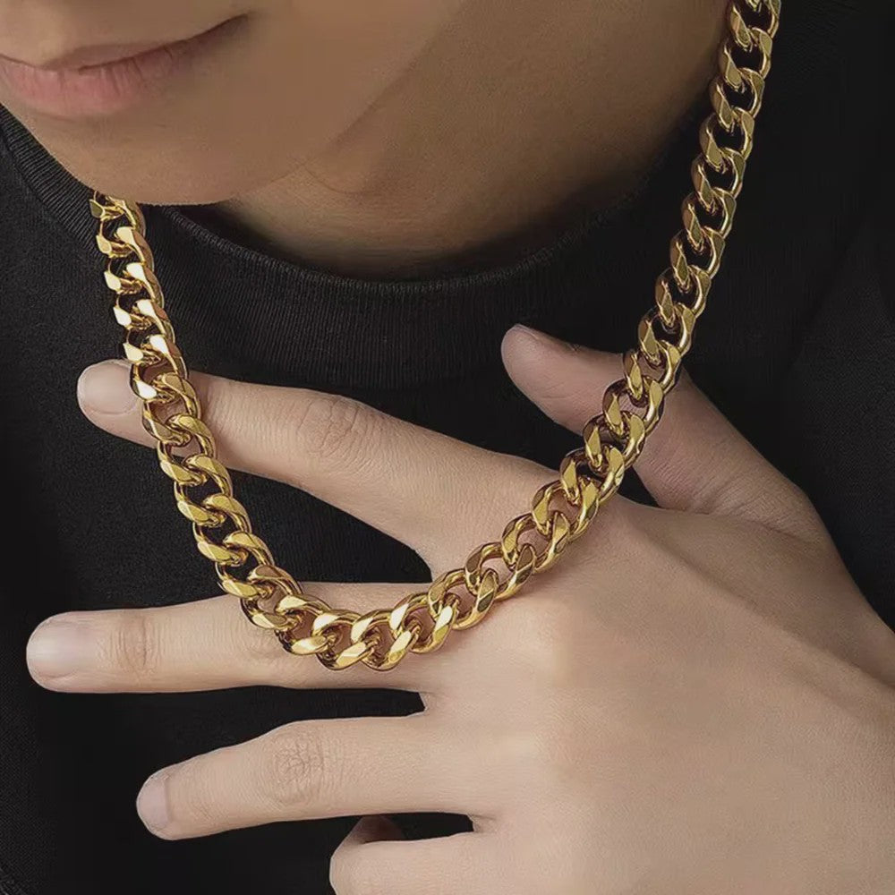 RVS Cuban Link Ketting - Klassiek Punk & Hip-Hop Design voor Heren en Dames