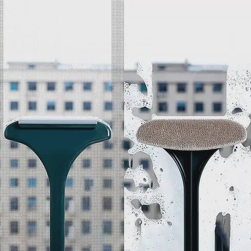 Multifunctionele Horrenborstel en Raamwisser - Dubbelzijdig Reinigen