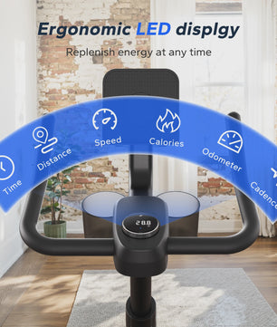 MERACH S26B2 Hometrainer - Stille Magneetweerstand Fiets met App & Fitness Cursussen