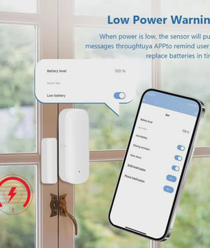 Zigbee 3.0 Deur- en Raamsensor - Slimme Beveiliging met App & Voice Control