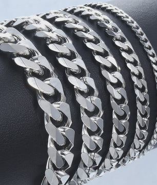 Stijlvolle RVS Cuban Chain Armband voor Heren & Dames - 3-9mm Breed