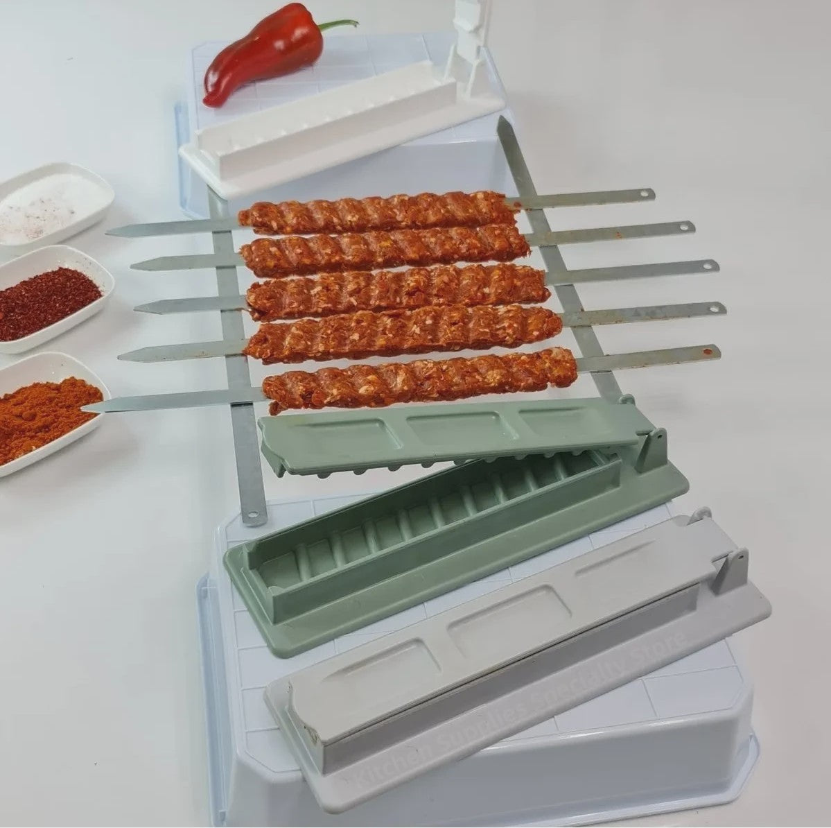 Kebab Maker & Pers - Maak Perfecte Kebab Spiesjes voor de BBQ