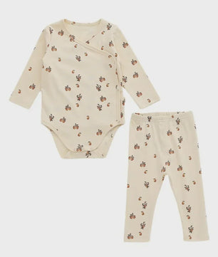 Babykleding Set: Romper met Lange Mouw & Broekje - Herfst/Winter Collectie