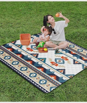 Grote Waterdichte Picknickkleed 200x200cm - Ideaal voor Strand, Camping & Buitenactiviteiten met Draaglus