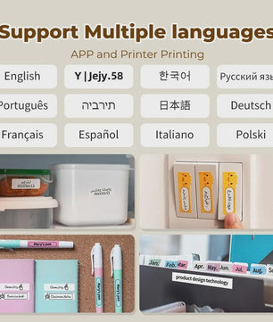 Phomemo Q30 Mini Label Printer: Draagbare Draadloze Sticker Printer