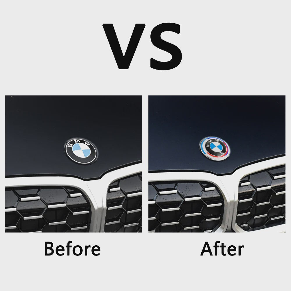 BMW Embleem Vervanging 74/82mm - Motorkap, Kofferbak Badge