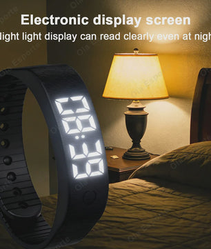 Smart Band HT30: Waterdichte LED Smartwatch met Stappenteller, Calorieënteller en Vibratiealarm