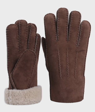 Luxe Unisex Lammy Voering Leren Handschoenen - Handgemaakt & Warm