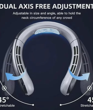 Lenovo Draagbare Nekventilator met 10000mAh Batterij - USB Oplaadbaar, Bladeless & LED Display