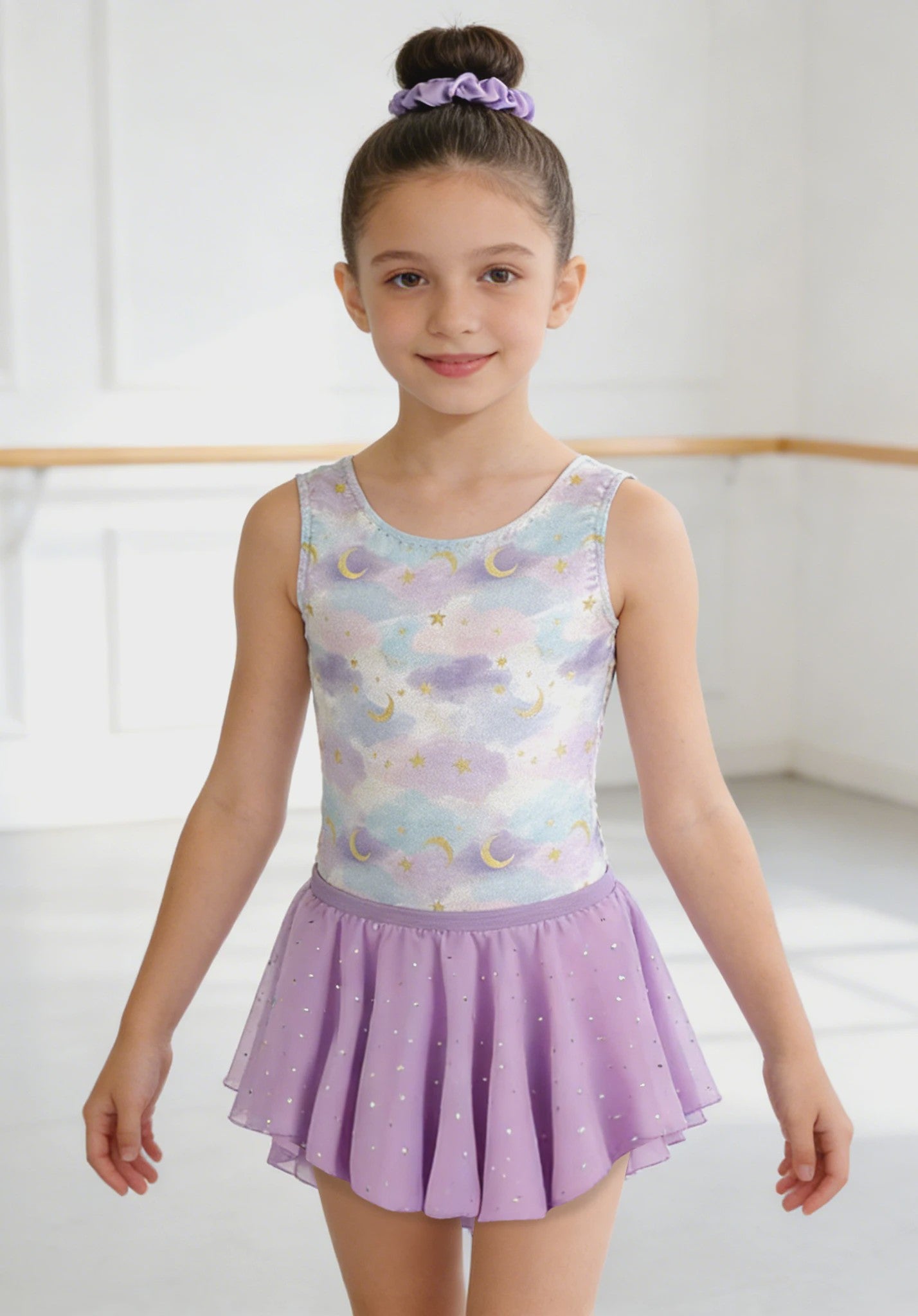 Meisjes Gymnastiek & Ballet Leotard Jurk met Afneembare Rok en Opbergtas | Leeftijd 5-11 Jaar