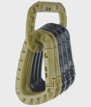 Tactische Karabijnhaak Clips D-Ring Gespen - Set van 1-10 Stuks voor Outdoor & Backpacking