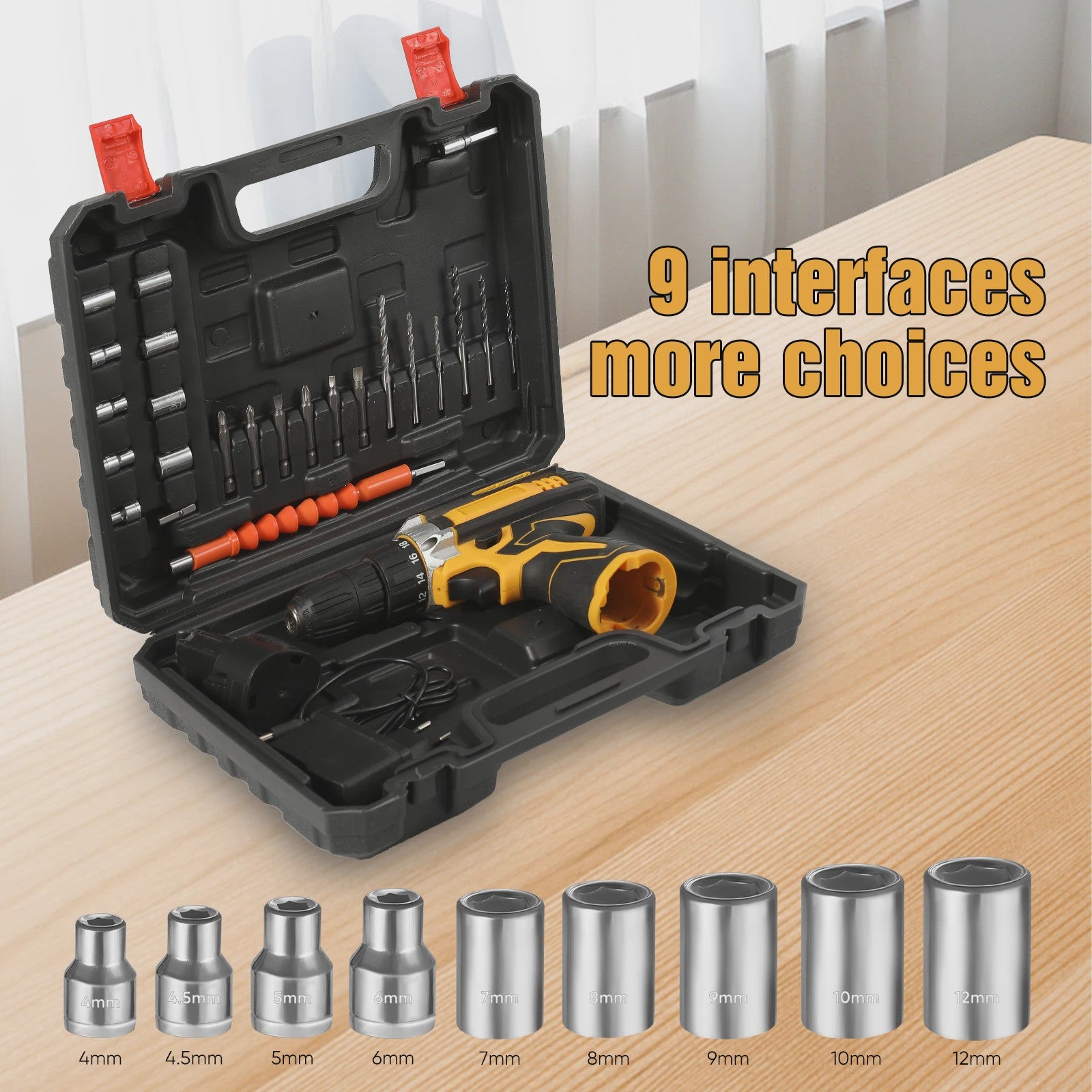 Accu Klopboormachine Set met Lithium-Ion Batterij - Draadloos & Compact