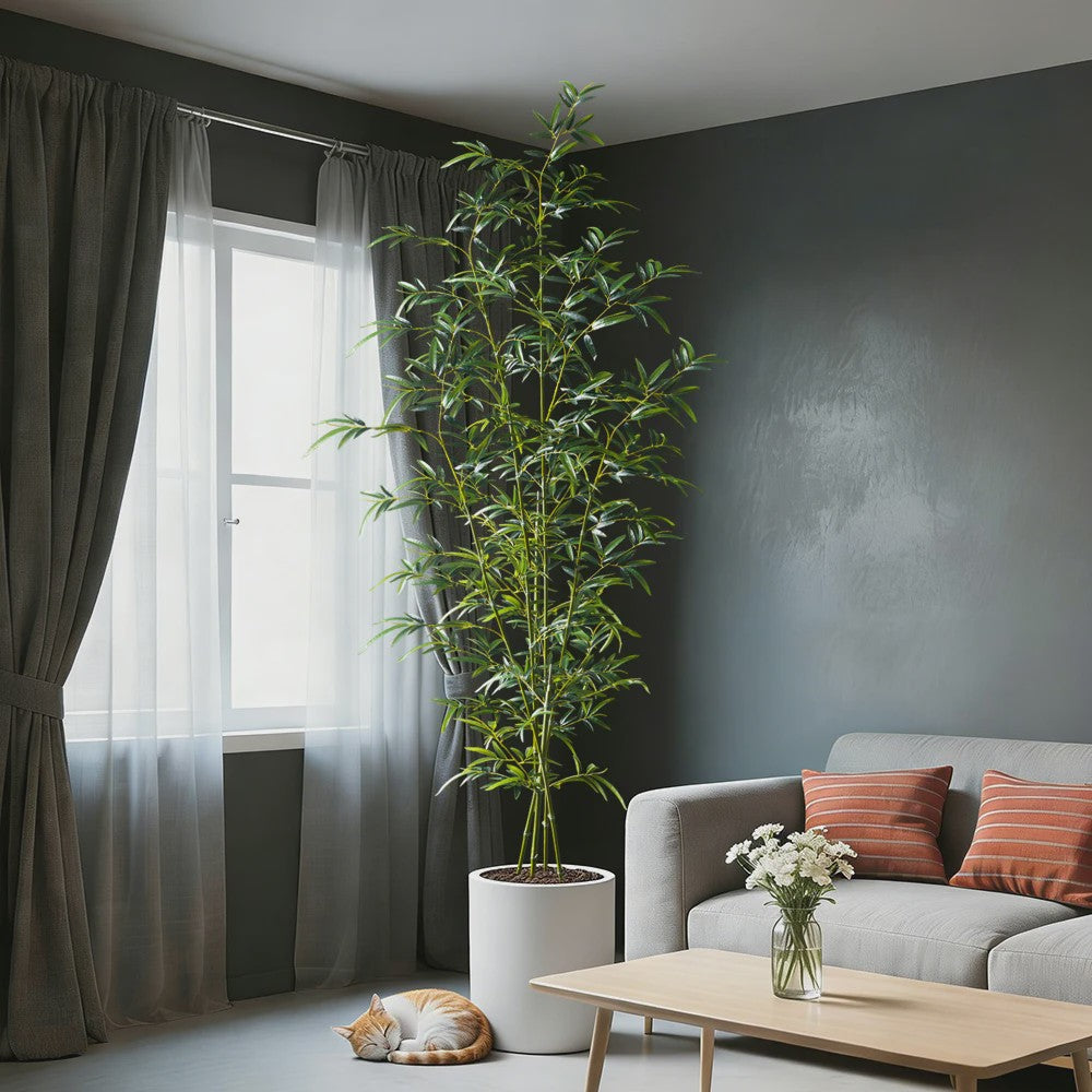 Grote Kunst Bamboe Plant 160-270cm - Realistische Decoratie voor Huis en Tuin