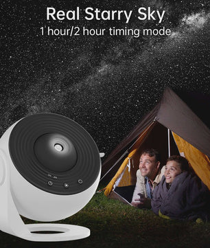 Galaxy Projector Sterrenhemel Lamp - 360° Draaibaar Planetarium voor Kinderkamer & Feestelijke Decoratie