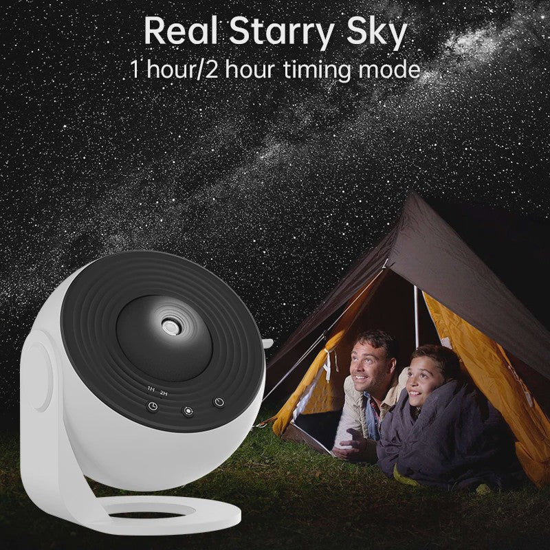 Galaxy Projector Sterrenhemel Lamp - 360° Draaibaar Planetarium voor Kinderkamer & Feestelijke Decoratie