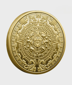 Maya Kalender Munt - Azteken Souvenir Coin Mexico