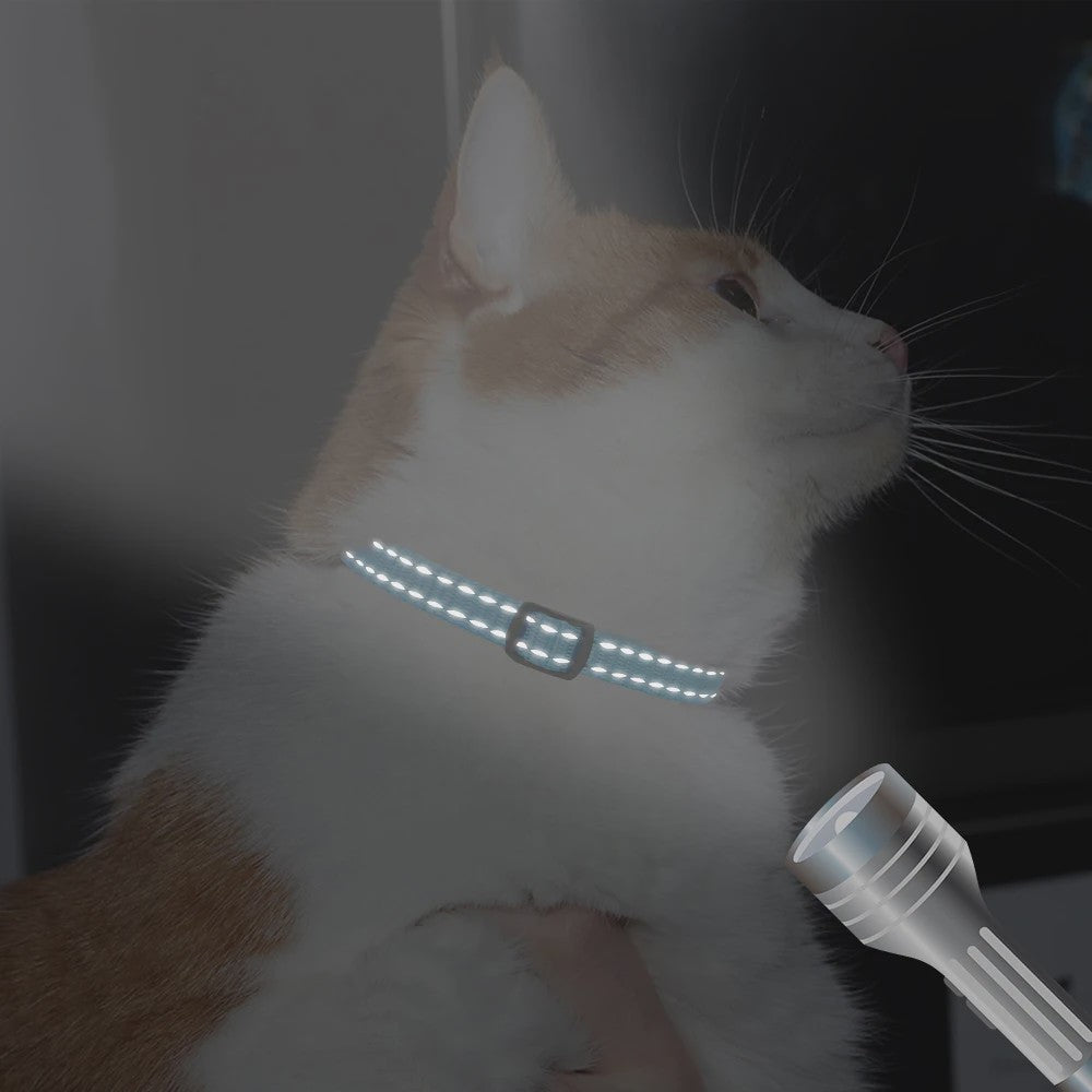 Gepersonaliseerde Kattenhalsband met Gravure, Bel & Reflecterend - Veilig & Stijlvol