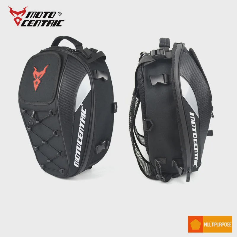 Motocentric Waterdichte Motorfiets Bagagedrager Tas - Uitbreidbaar, Multifunctioneel & Rugzak