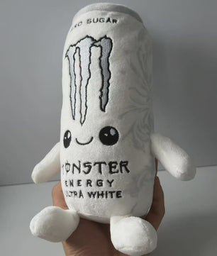 Pluche Energie Blikje 'Zero Sugar Ultra White' - Zacht Speelgoed & Decoratie