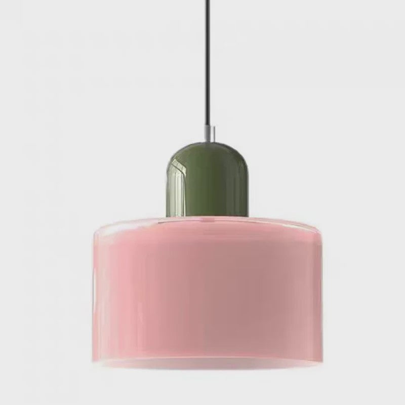 Moderne Glazen Hanglamp E27 - Sfeervolle Verlichting voor Slaapkamer, Nachtkastje of Bar