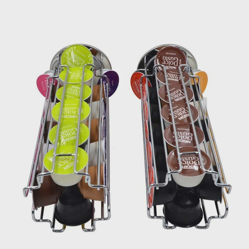 Draaibare Dolce Gusto Cupjeshouder - 360° Rotatie & Opslag voor 42 Cupjes