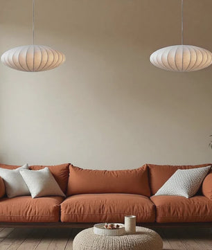 Wabi-Sabi Plafondlamp Zijde - Moderne Hanglamp voor Woonkamer & Restaurant