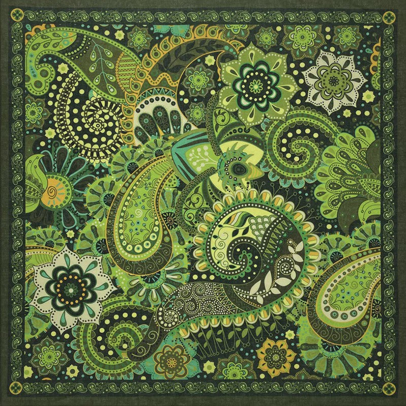Unisex Katoenen Bandana met Dierenprint & Paisley Motief - Veelzijdig te Dragen