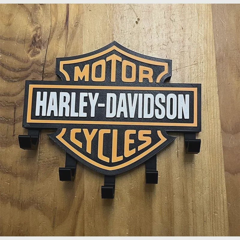 Harley Davidson Sleutelhanger Muurdecoratie met 5 Haken