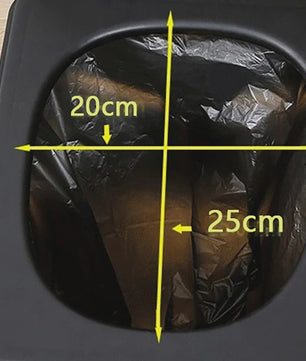 Draagbaar Camping Toilet - Opvouwbaar & Multifunctioneel - Ideaal voor Kamperen, Reizen & Noodgevallen