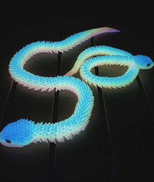Flexibele Cobra Slang & Ei Statue - 3D Geprint Decoratie Ornament