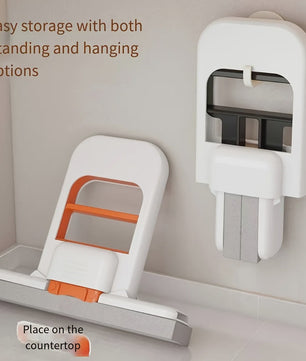 Compacte Zelfwringende Spons Mop - Handheld Mini Schoonmaakhulp voor Thuis