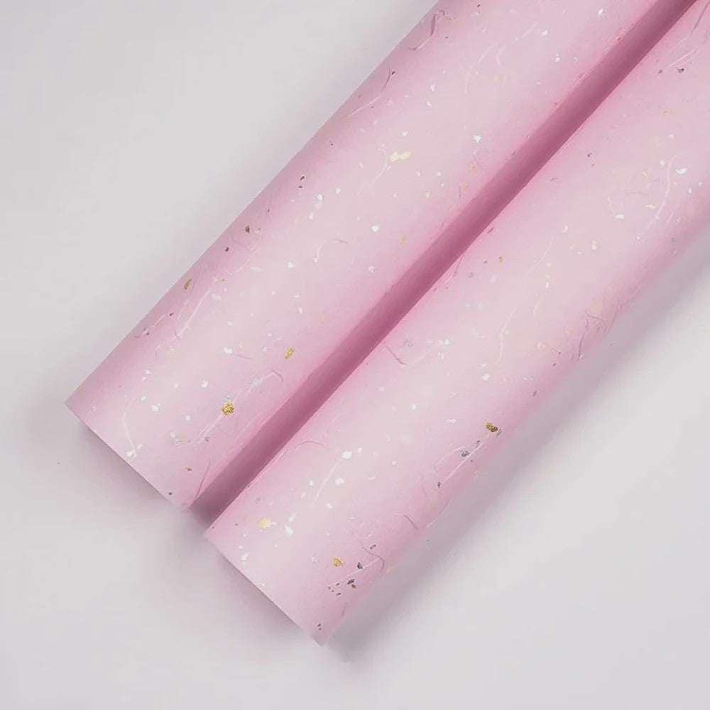 Luxe Geschenkpapier Set - 6 Kleuren met Goud & Zilver Sprinkles - Waterdicht & Ideaal voor Knutselen
