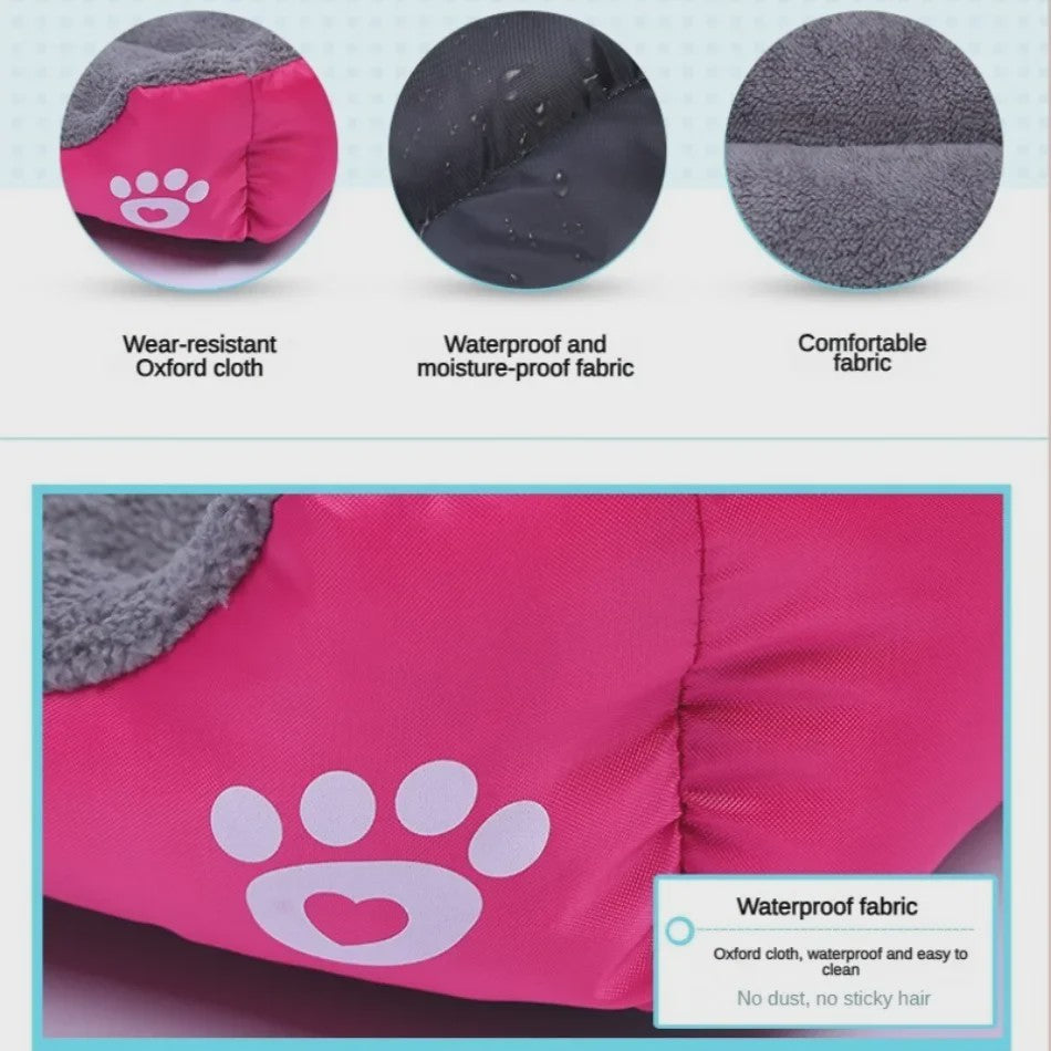 Zacht Hondenkussen Vierkant XL - Warm & Wasbaar Hondensofa voor Medium/Grote Honden & Katten