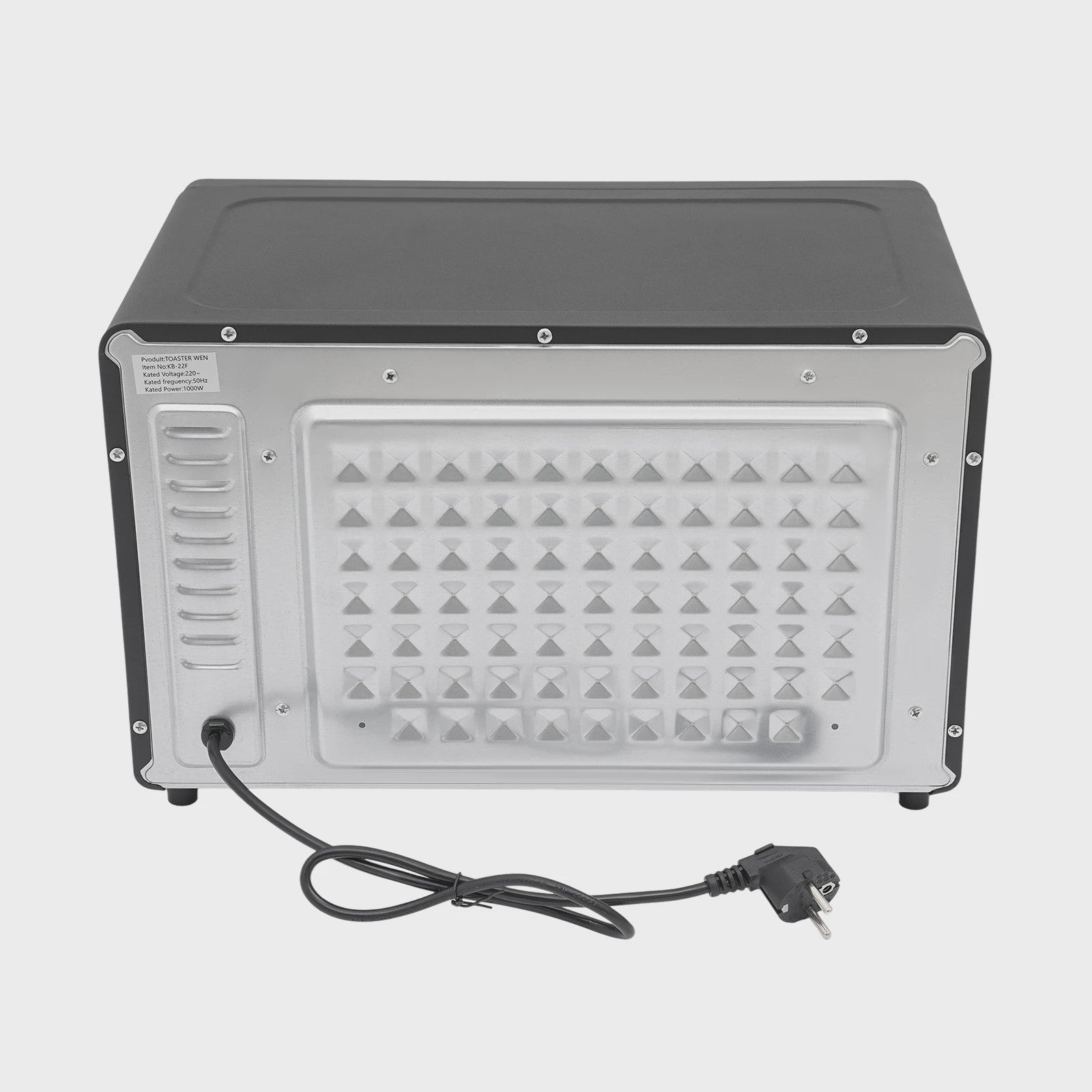 Elektrische Oven 1000W - 22L met Grillpan - Bakken, Grillen & Roosteren
