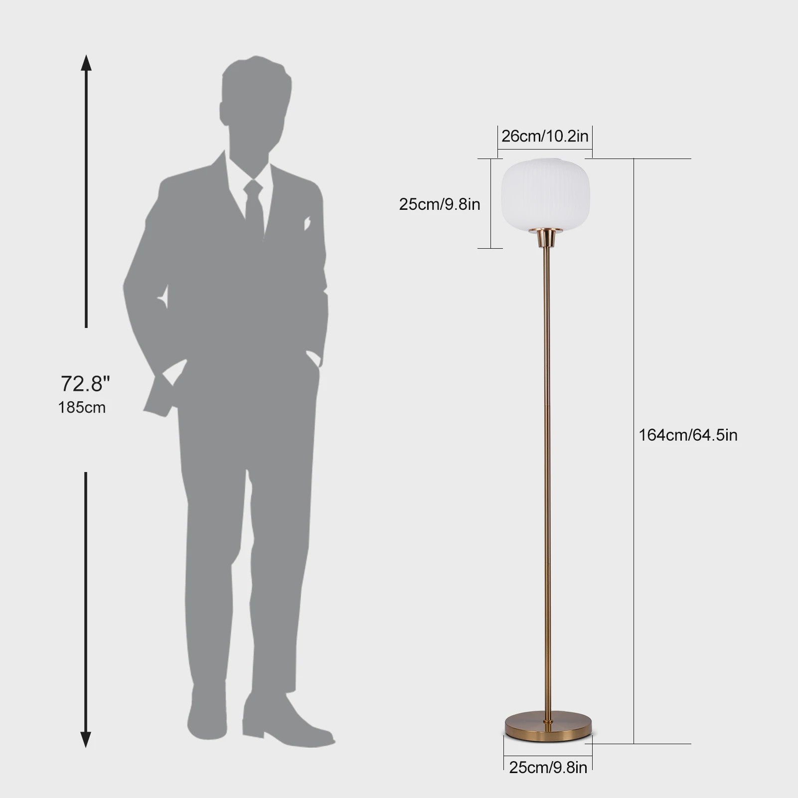 Stijlvolle Sfeer Plafondlamp met Bolvormige Glazen Kap - 160 cm