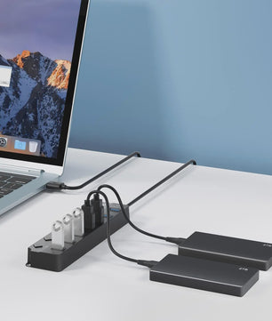 USB 3.0 Hub met 7 Poorten en 100cm Kabel - Breid uw Connectiviteit Uit