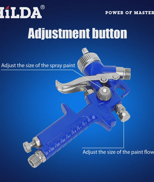 HILDA H2000 HVLP Mini Verfspuitpistool - Compact & Efficiënt