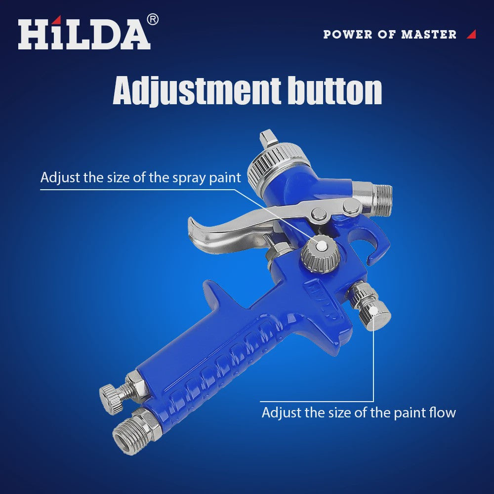 HILDA H2000 HVLP Mini Verfspuitpistool - Compact & Efficiënt