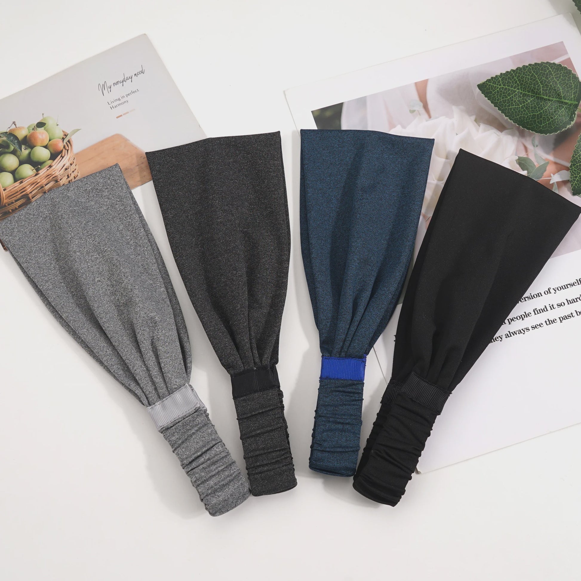 Zachte Elastische Sport Hoofdbanden voor Dames & Heren - Ideaal voor Yoga, Fitness en Buitenactiviteiten