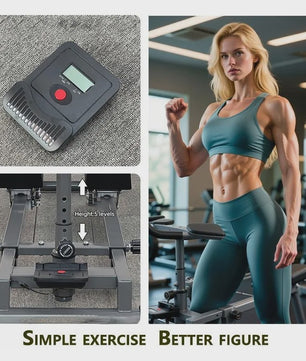 Verstelbare Core Trainer & Abdominal Workout Machine voor Thuis Fitness