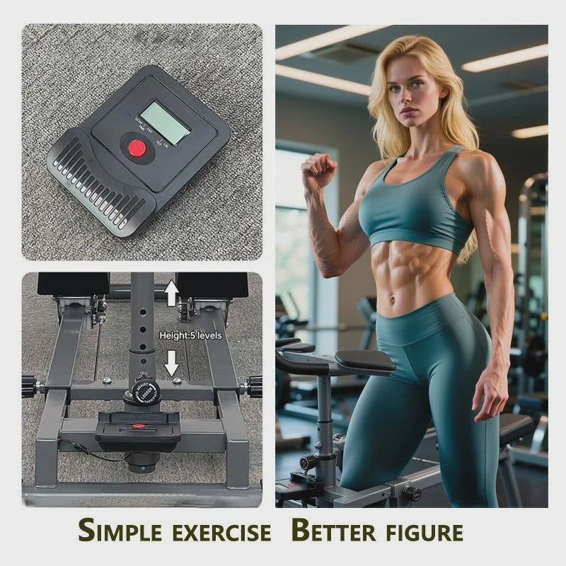 Verstelbare Core Trainer & Abdominal Workout Machine voor Thuis Fitness