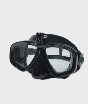 Professionele Duikset: Duikbril met GoPro Mount & All-Dry Snorkel voor Scuba Diving